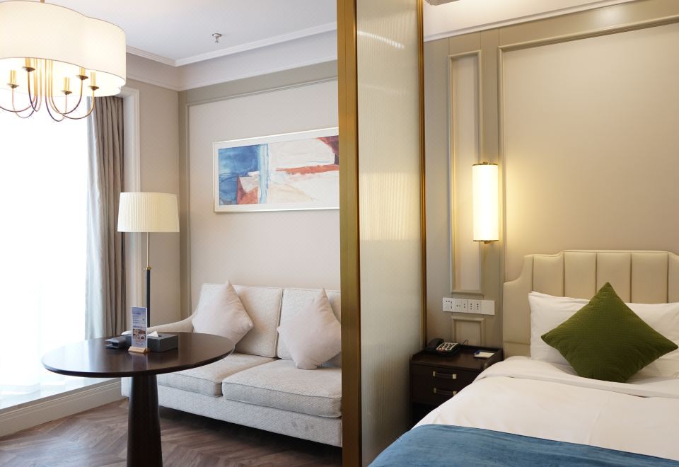 精选豪华双床房 高楼观景俯瞰都市繁华