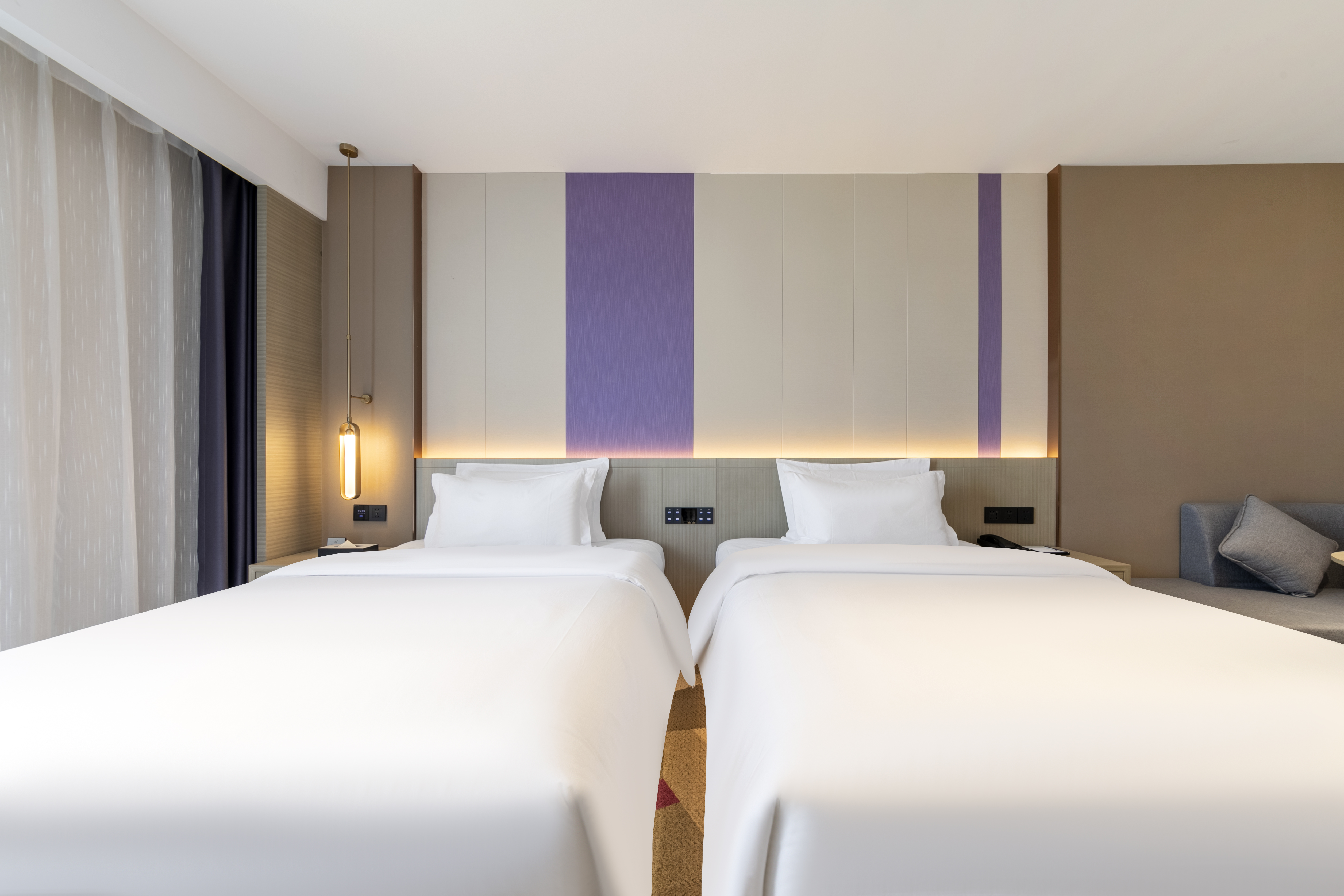 豪华双床房（慕思床垫+智能客控+香氛洗护沐）