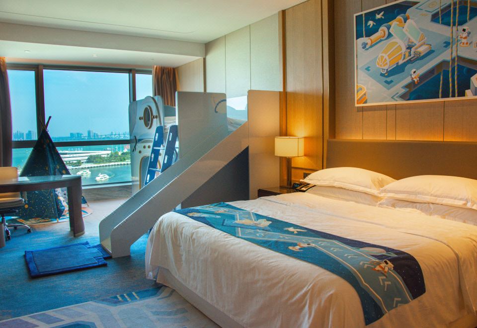 航天飞船亲子家庭主题房