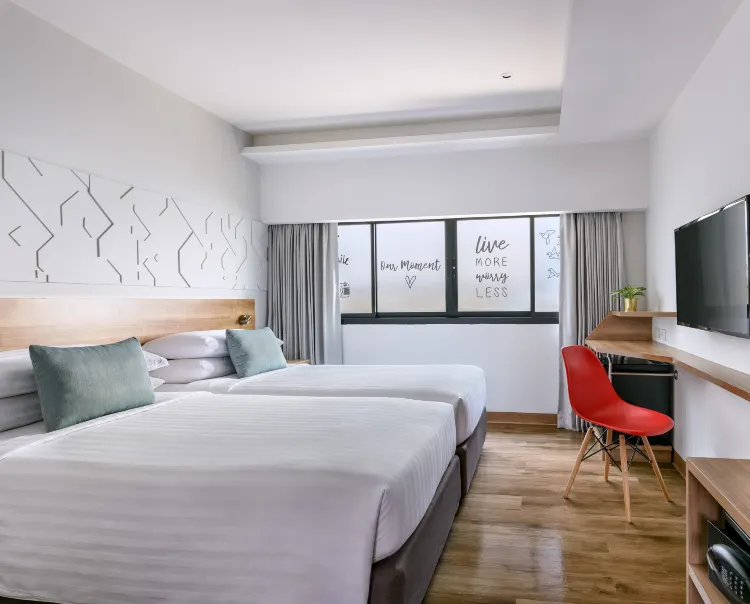 ห้องสมาร์ทเตียงแฝดเวลา