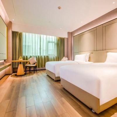 非凡雙床房（助眠床墊+冰箱） 深圳會展中心石廈地鐵站秋果飯店x優惠