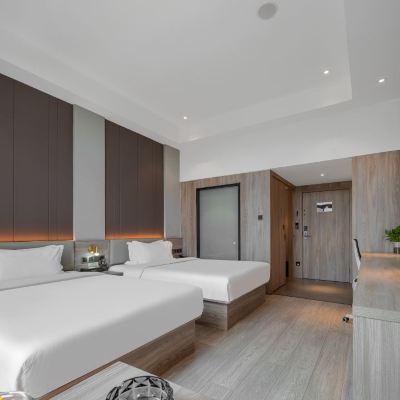 零壓舒適雙床房「智能馬桶+環繞音箱」 廈門瑞麗飯店（滙景廣場翔安區政府店）優惠