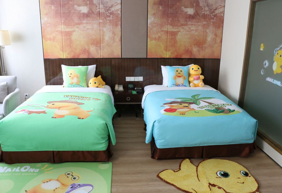 奶龍親子主題雙床房