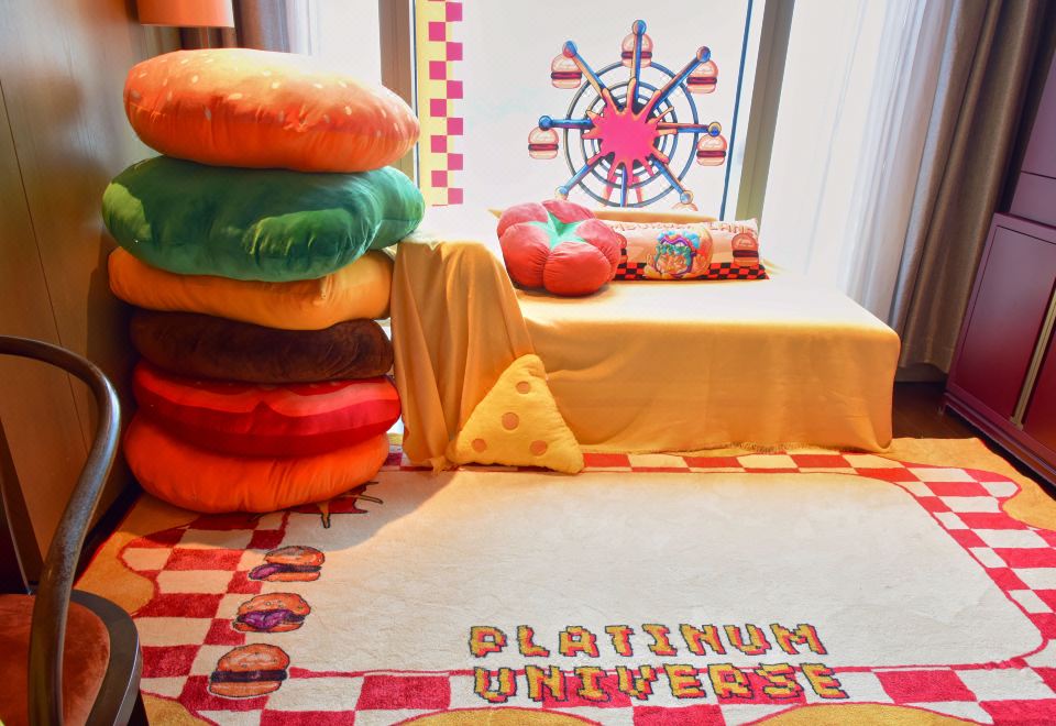 汉堡萌趣亲子主题海景大床房（一线海景+童趣欢乐）