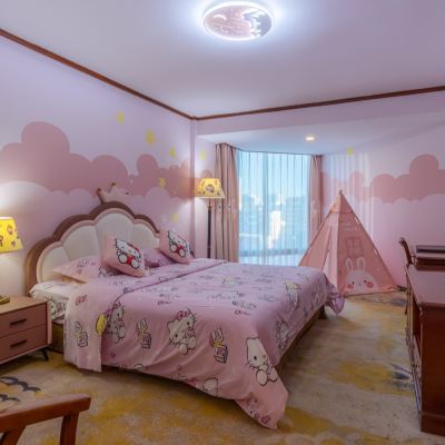 主題家庭房（女孩） 長春名人酒店優惠