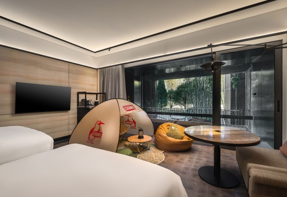 露营主题双床房