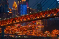 Holiday River View Hotel,Hongyadong,Jiefangbei,Chongqing Ξενοδοχεία στην πόλη 
