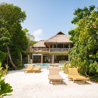3 Bedroom Beach Villa with Pool (Villa 5) Soneva Fushi Promo Code