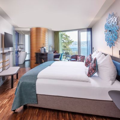 Lake View Double Room with Balcony Sedartis Swiss Quality Hotel Thalwil Promo Code