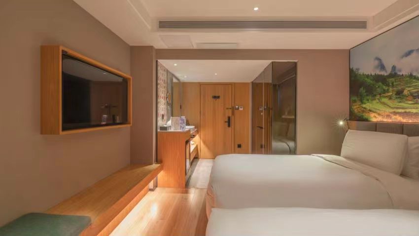 智能按摩双床房（全屋富氧+按摩床垫+独立空调+冰箱）