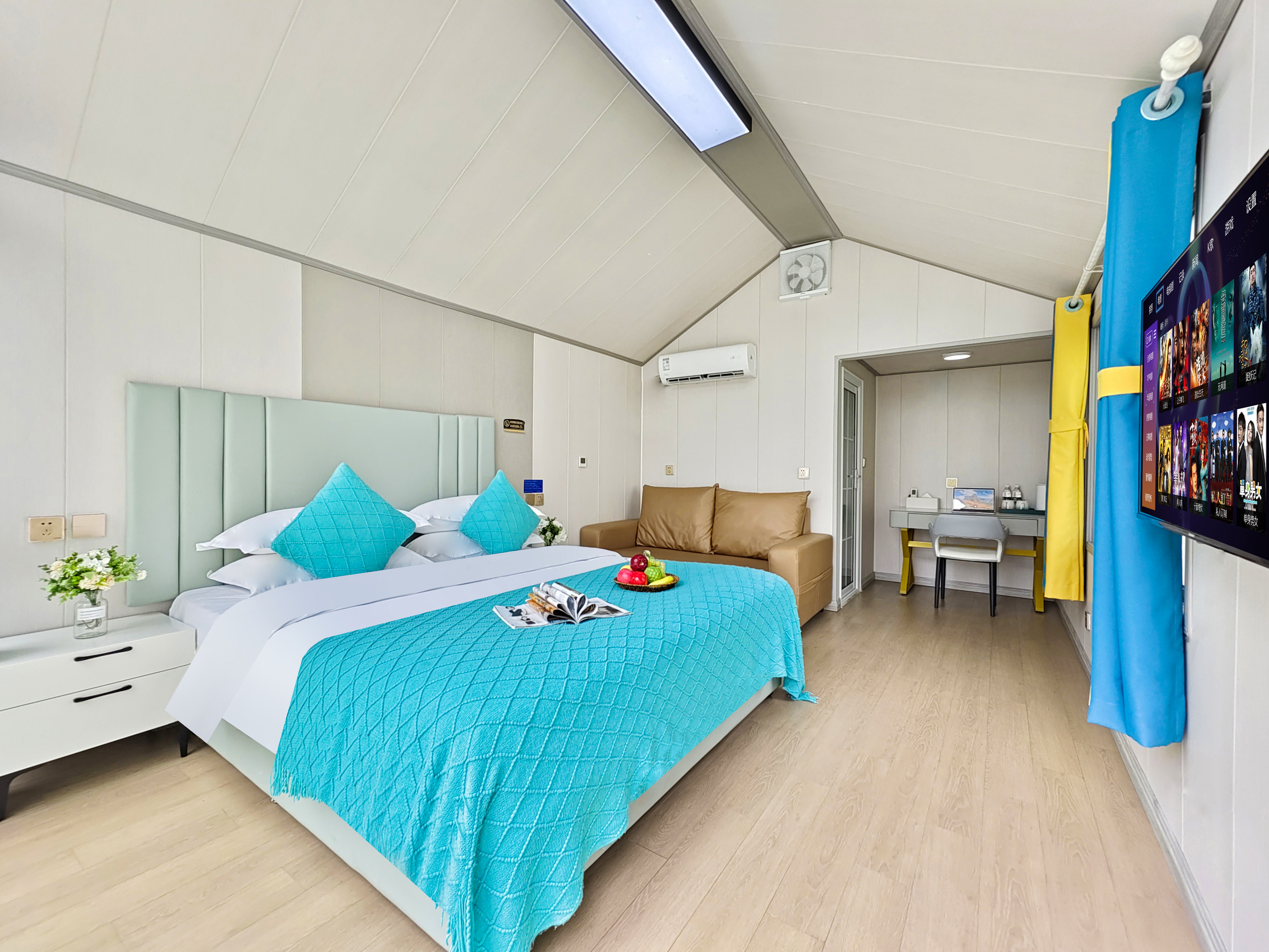 遇蝶·花园特价大床房（空调-网红打卡-山野景观--棋牌娱乐）