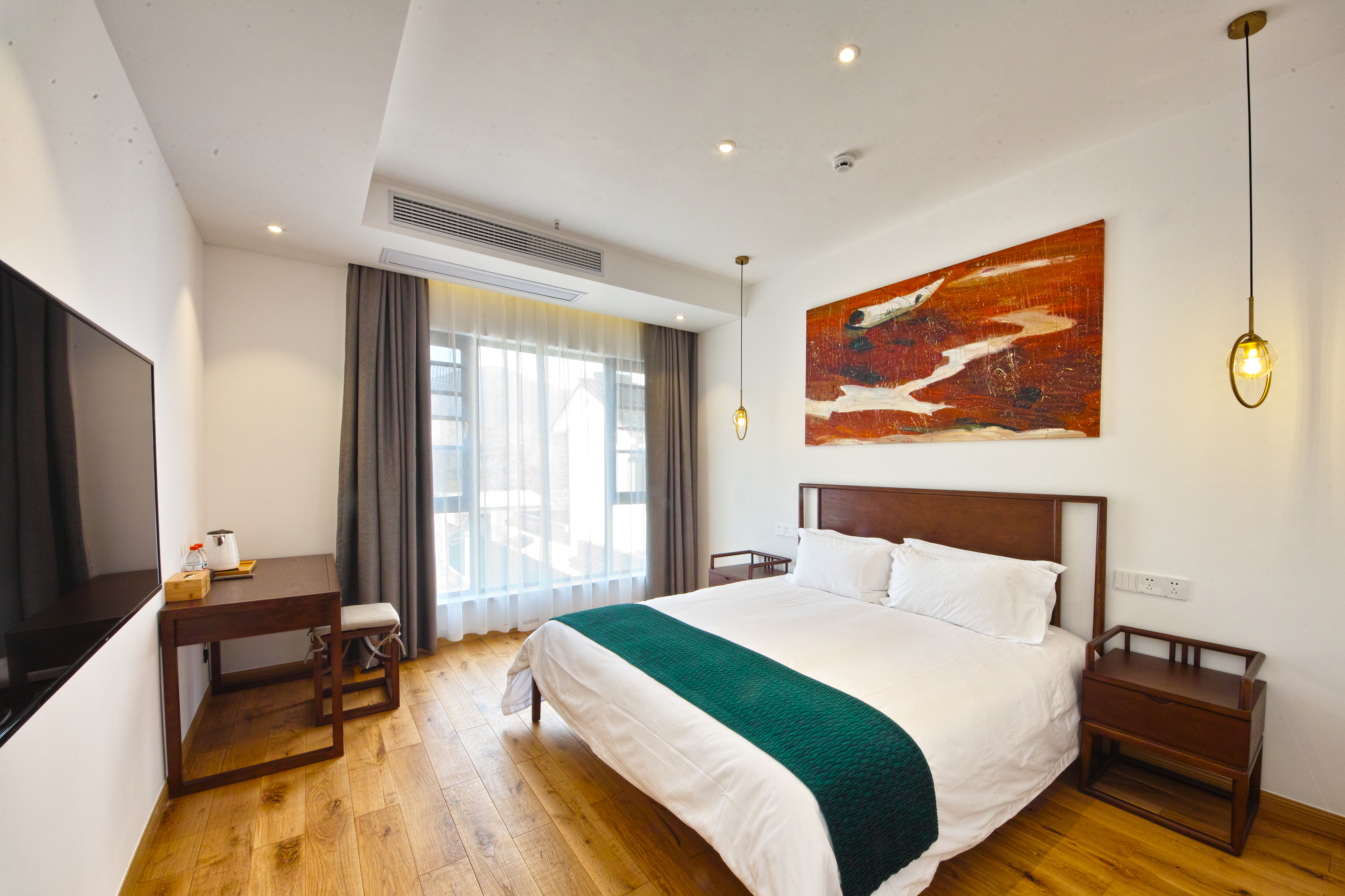 听风·高级家庭套房（山景+沙发+舒适床品）