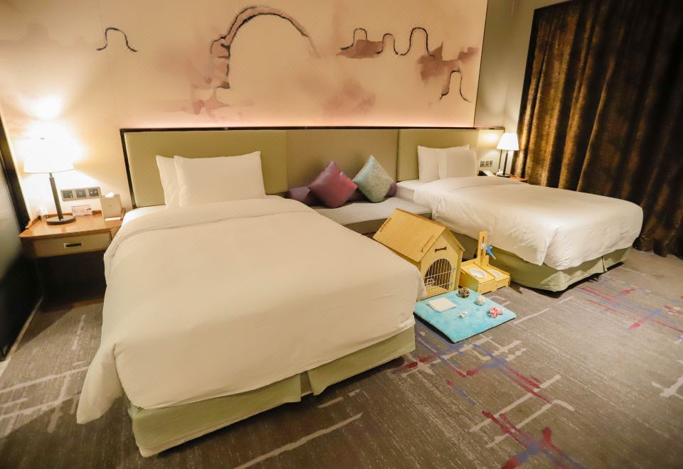 雪绒宠物双床房