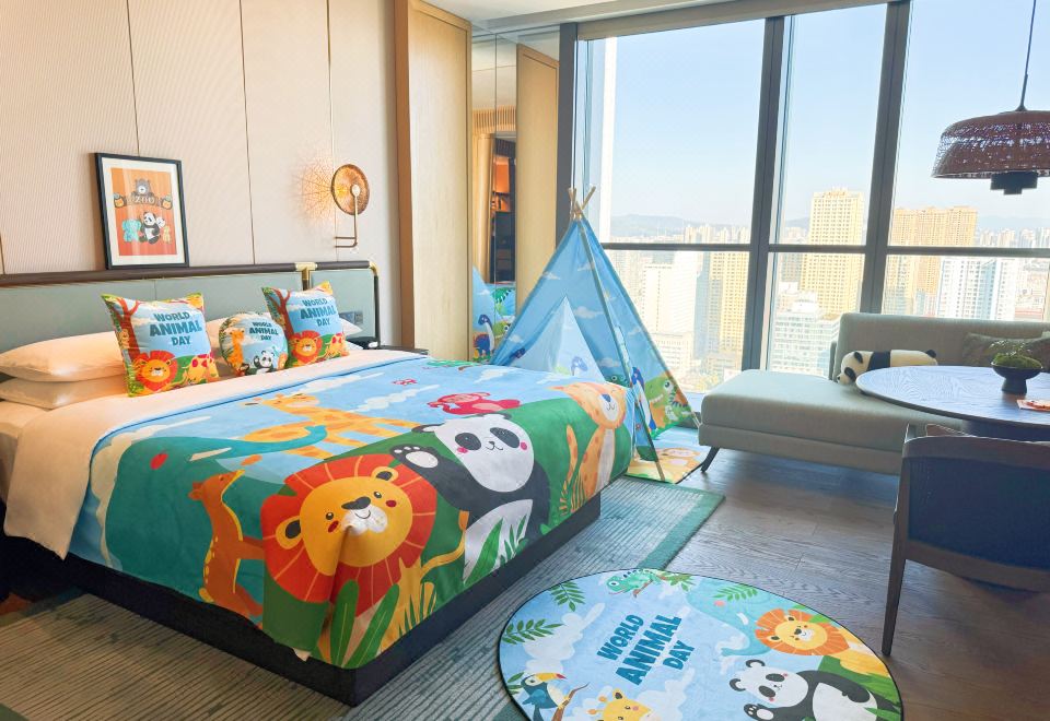 動物世界小童主題房（大床）