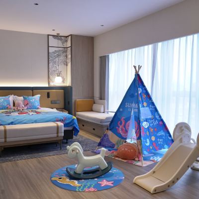 海洋探險親子主題房（萌趣帳篷、滑梯） 順德大良智選假日飯店（清暉園店）優惠