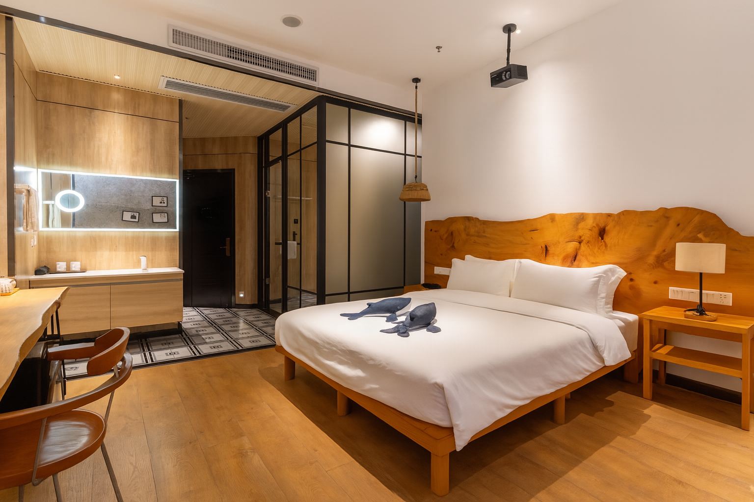 木寄投影豪华大床房（奢华影音带会员）