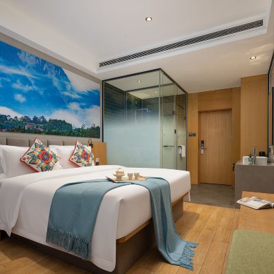 雅緻舒適大床房（投屏+智能客控+深睡枕+浴袍） 秋果飯店（北京三元橋燕莎店）優惠