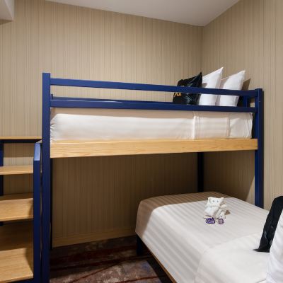 上下鋪家庭房 禁菸 曼谷素坤逸十一飯店優惠