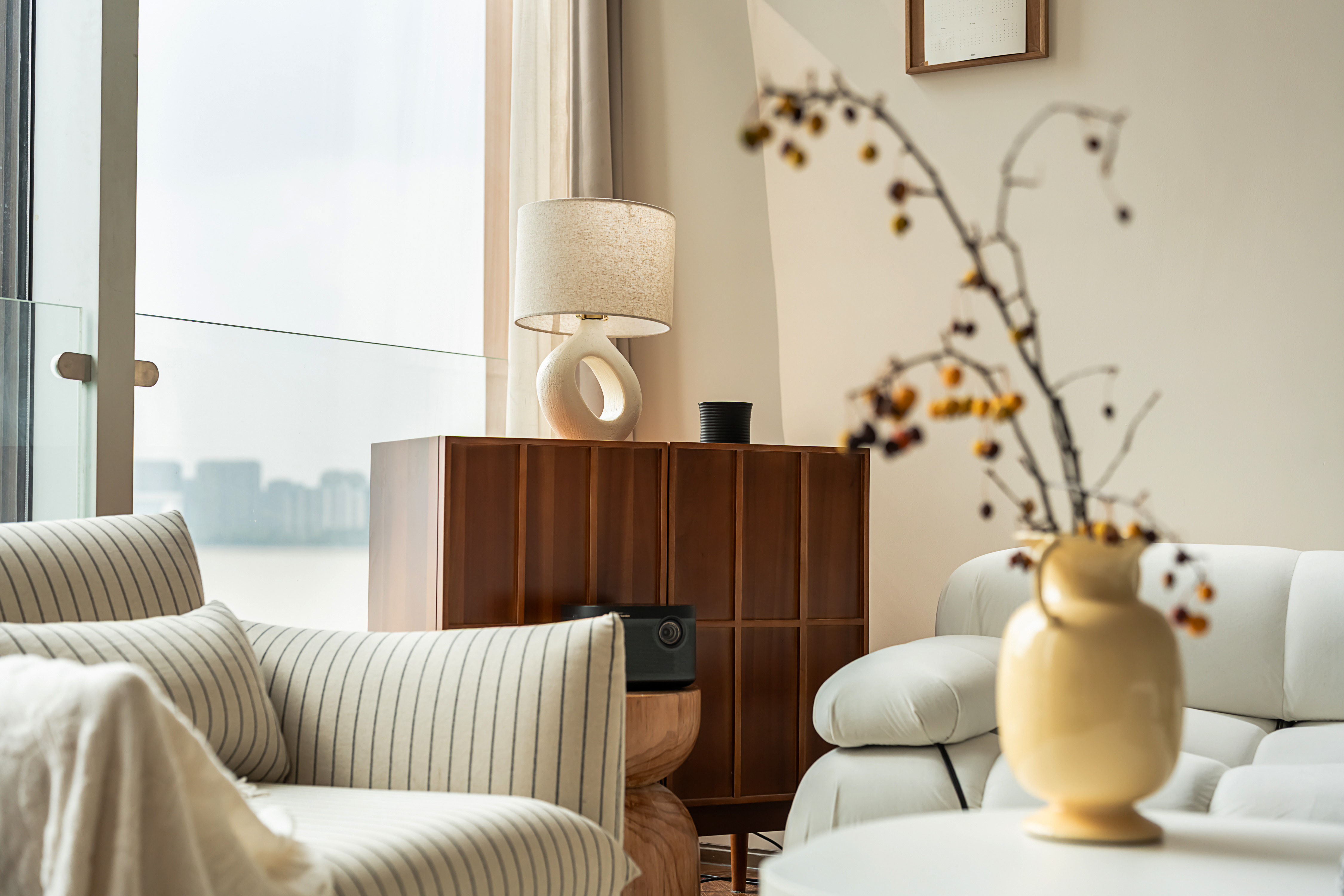 望舒?网红大床房+180°落地窗观江景+巨幕投影