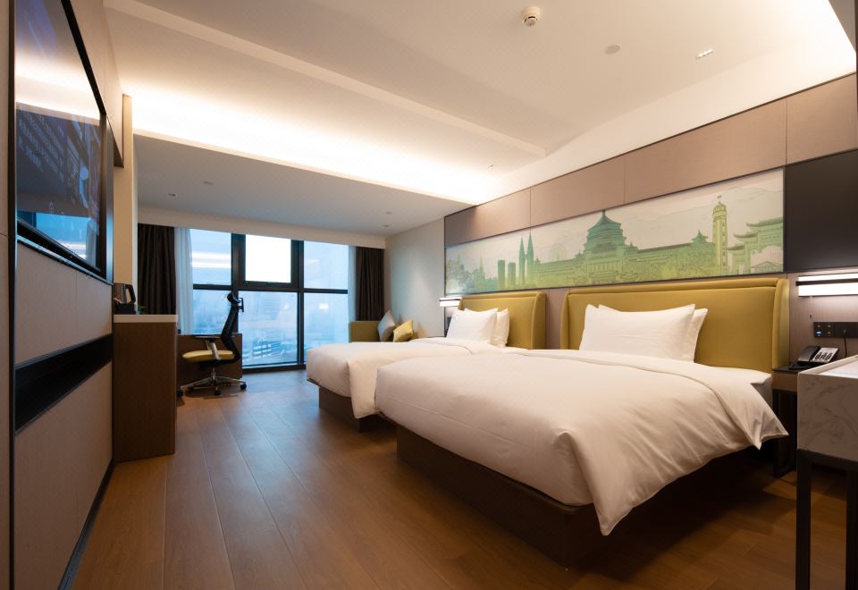 行政雙床房（手機電視投屏+Minibar）