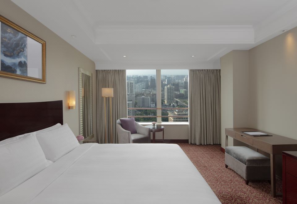 園景高級套房大床