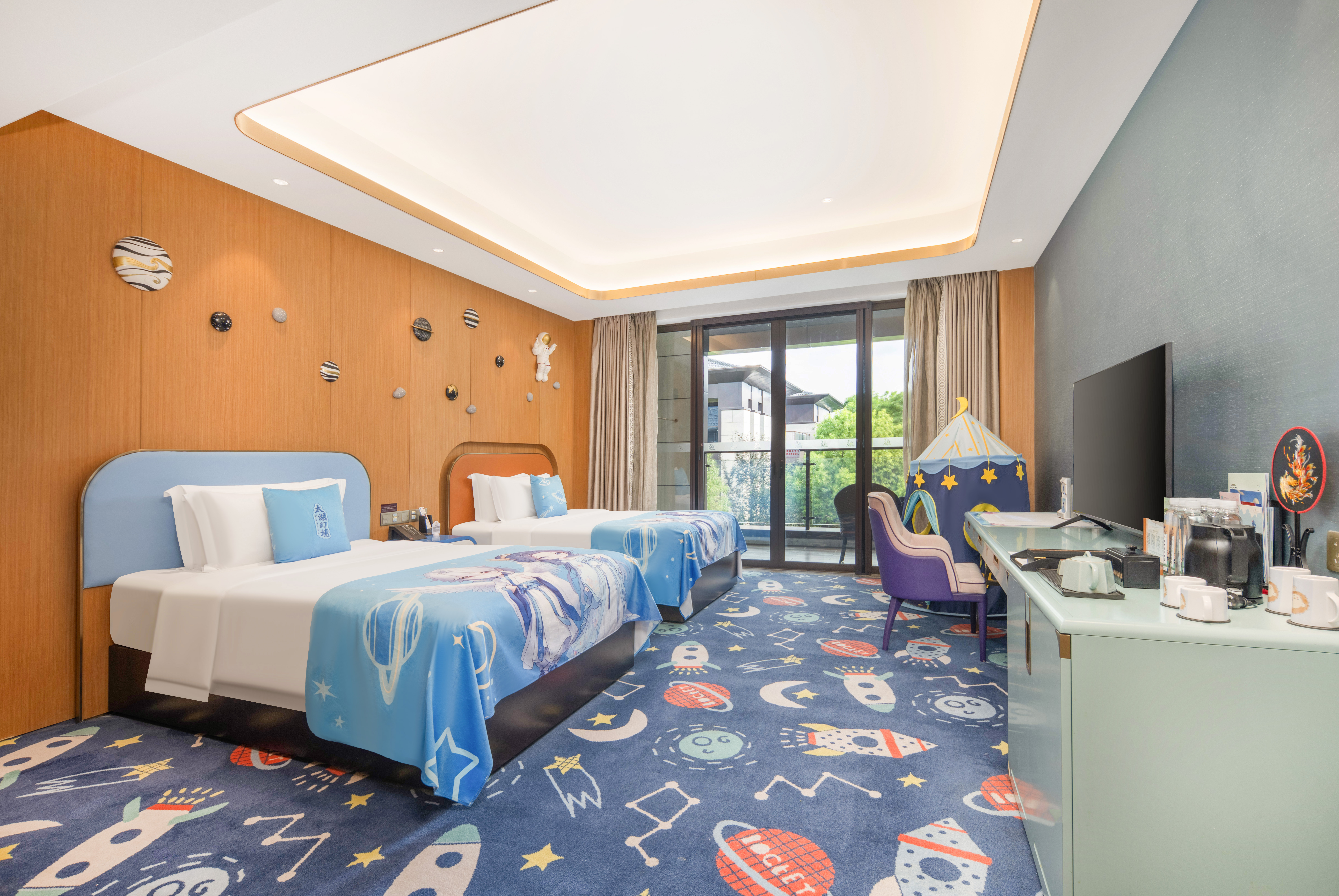 别墅太湖幻境家庭亲子双床房