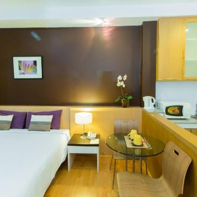 一室公寓 帶陽台 （E） 市隆康威花園飯店優惠