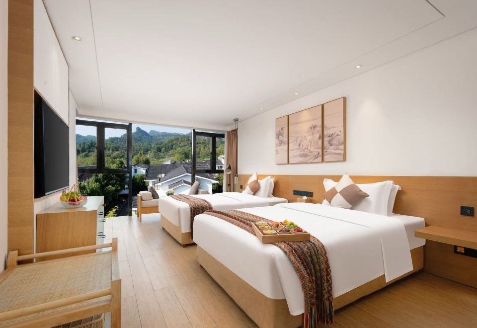 云漫· 觀景雙床房【引景入室+觀景茶臺】