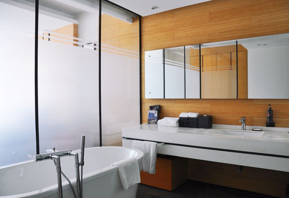 豪华双床房『休闲办公桌椅+小冰箱』