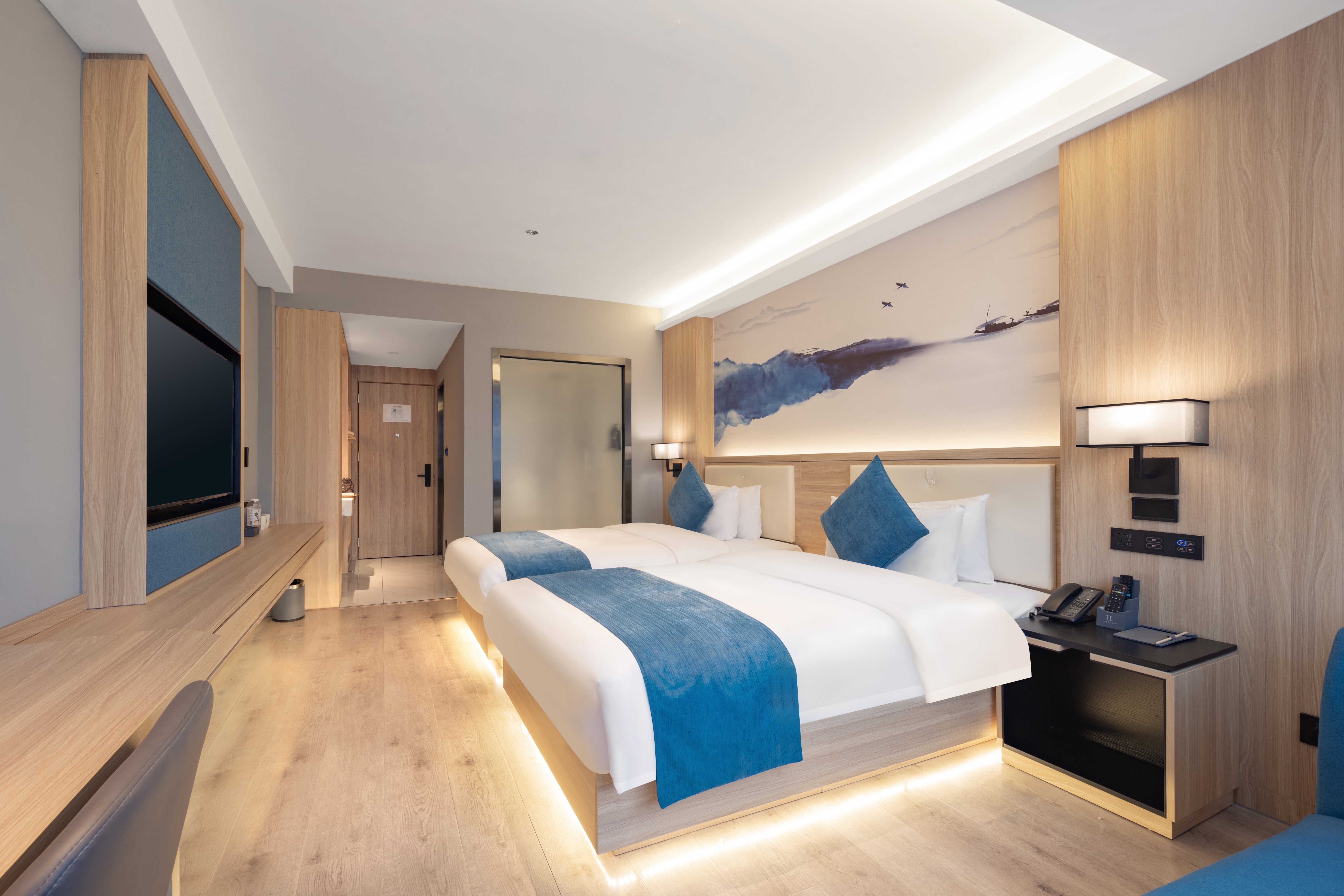 智能豪华双床房（智能语音客控+即开即饮净饮机+加湿器）