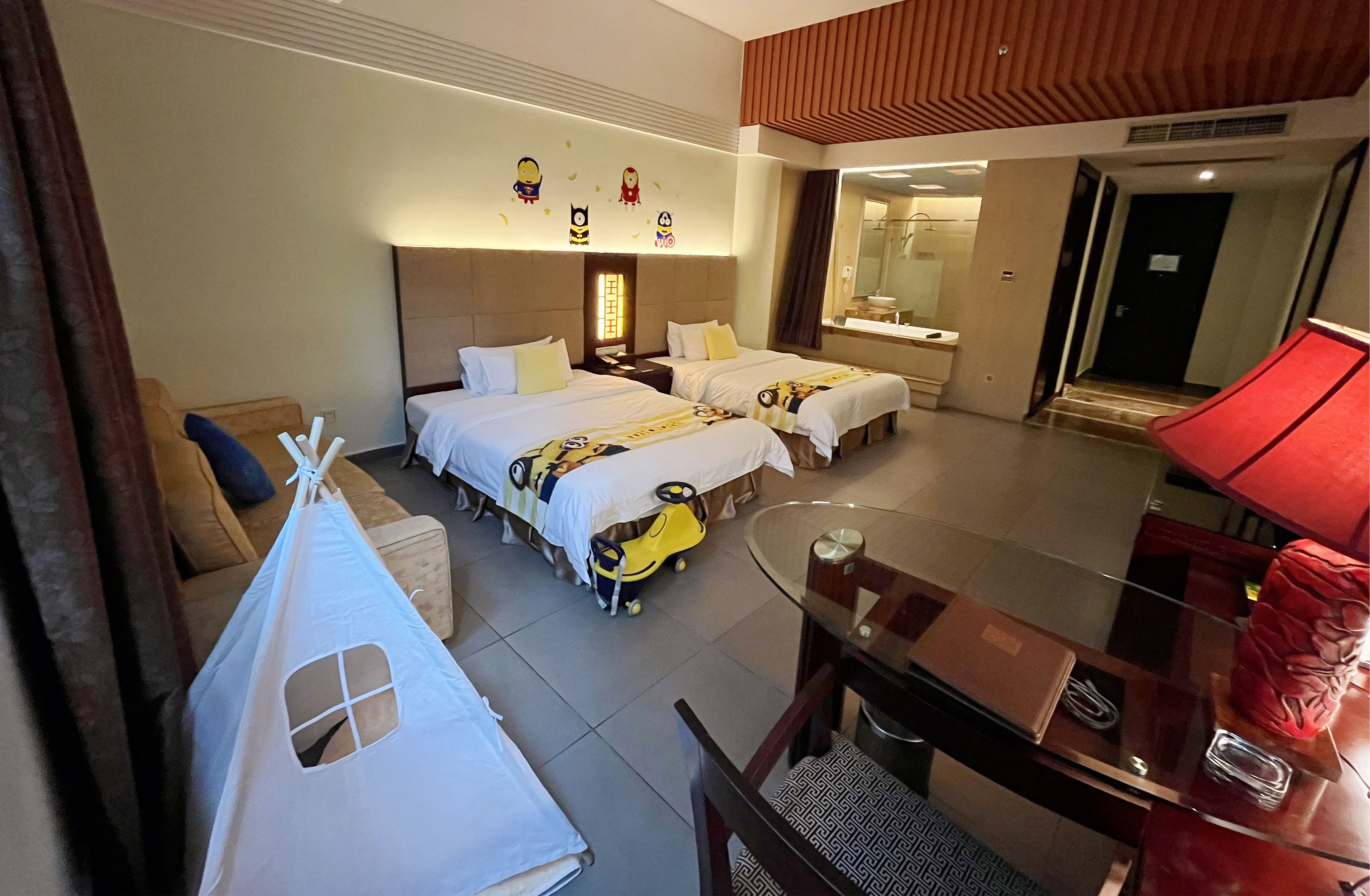 家庭亲子房|独立温泉池