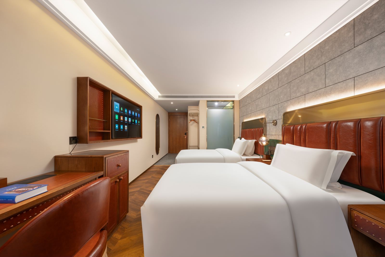 啡凡双床房（投屏）