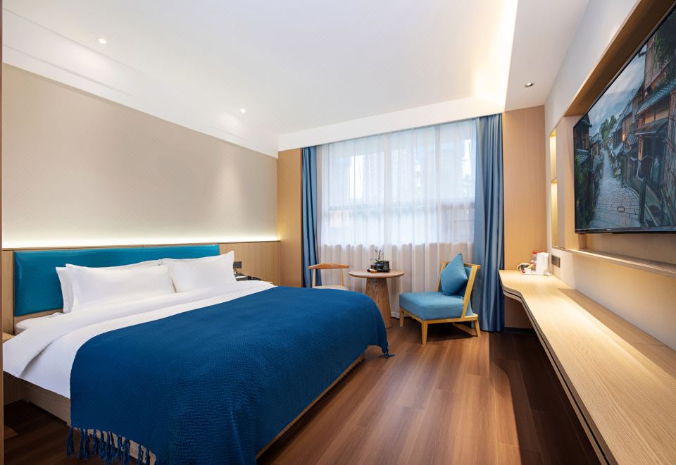 悦景.品茗大床房【唯美園景+天然氧吧+智能客控】