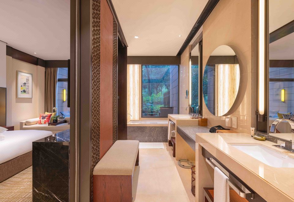 露營庭院大床房