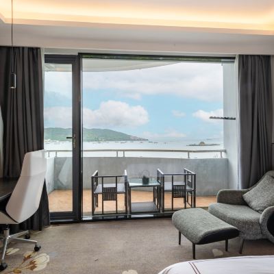 海景陽台大床房（全景落地窗+智能客控） 深圳安縵四季海景酒店優惠
