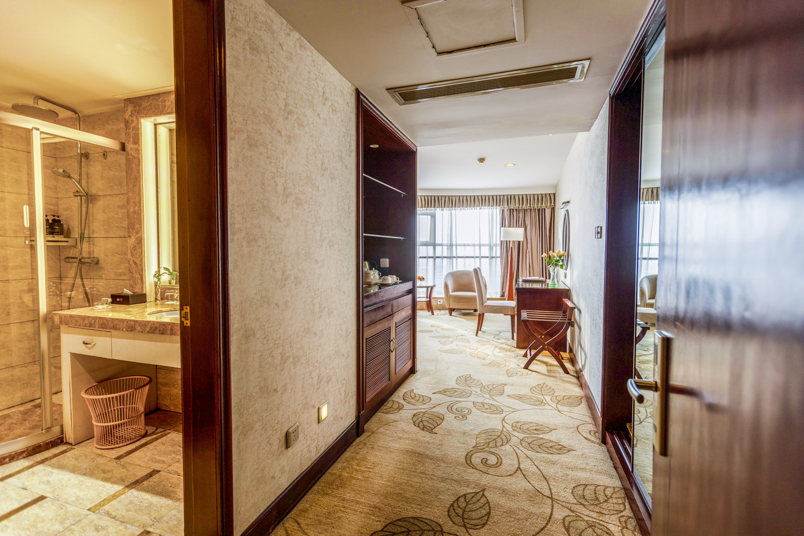 豪华景观圆床房