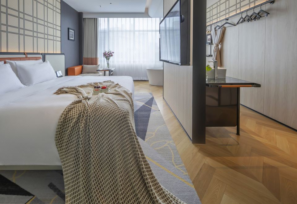  Romantic Couples'Smart Mini Room (King Bed) (Bathtub)