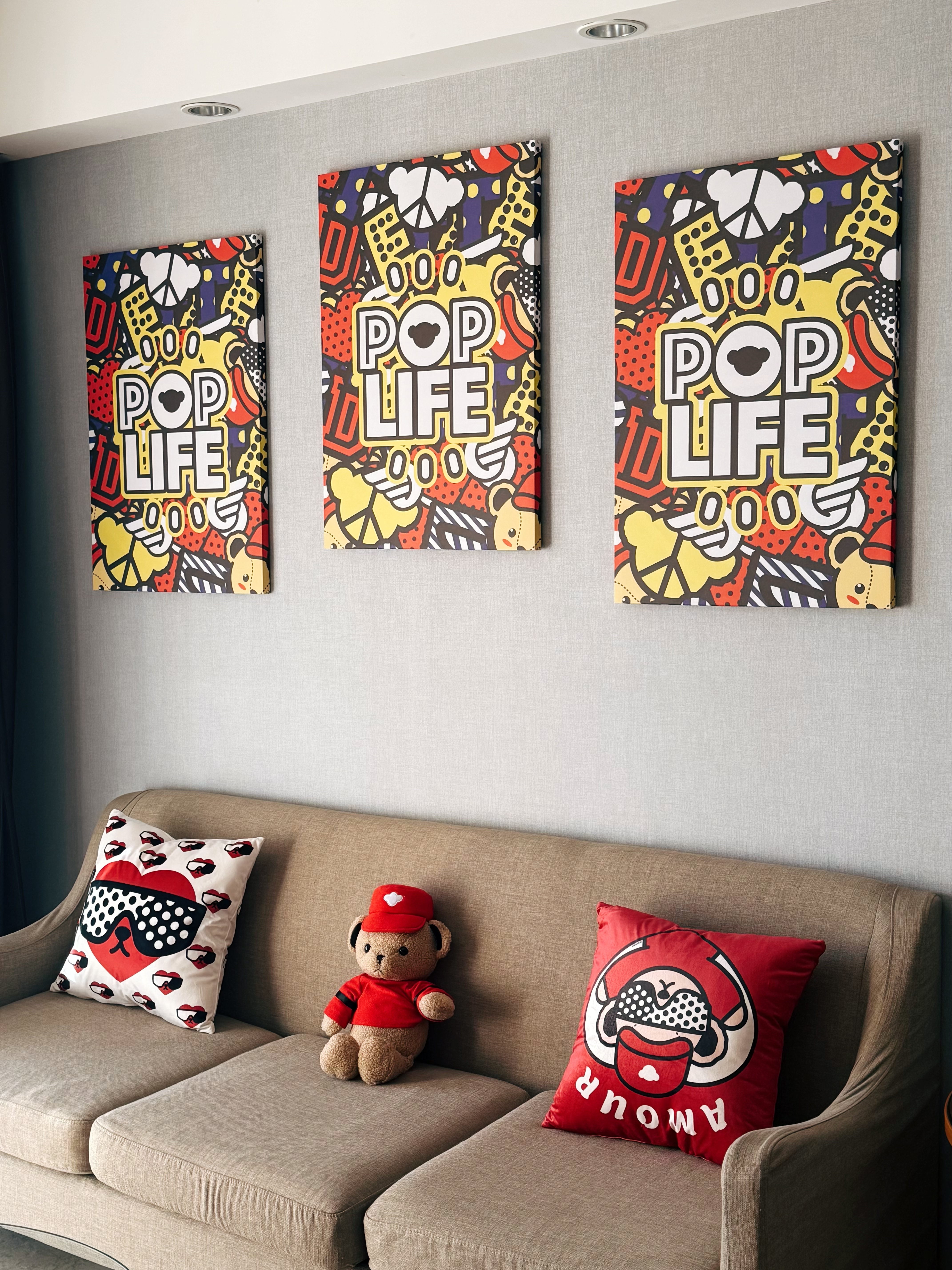 泰迪主题两居室｜全景大阳台｜洗衣机｜全功能厨房