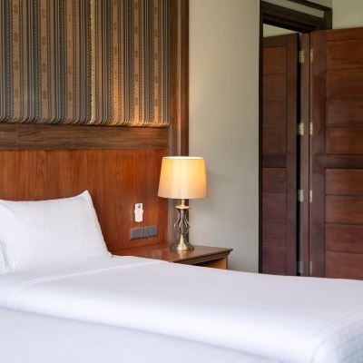 ห้องดีลักซ์ที่มีประตูเชื่อมถึงกัน รหัสโปรโมชั่น โรงแรม เลอ เอราวัณพังงา