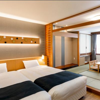 [Standard] Japanese-Western Room / 10 Tatami Japanese-Style Room and Twin きたゆざわ 森のソラニワ クーポン