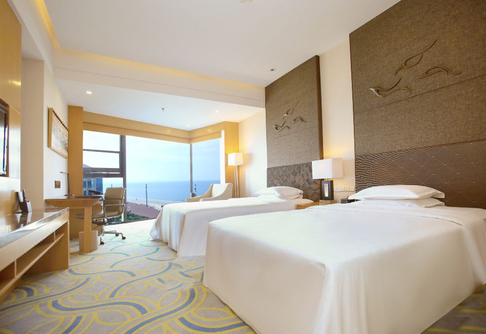 尊貴海景雙床房「賞金沙灘海天一線」