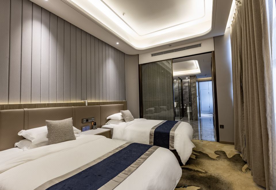 輕奢雙床房丨智能馬桶+舒適床品+超大空間