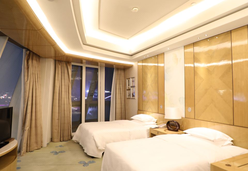 温泉·霓虹夜景太湖内湖景观双床房