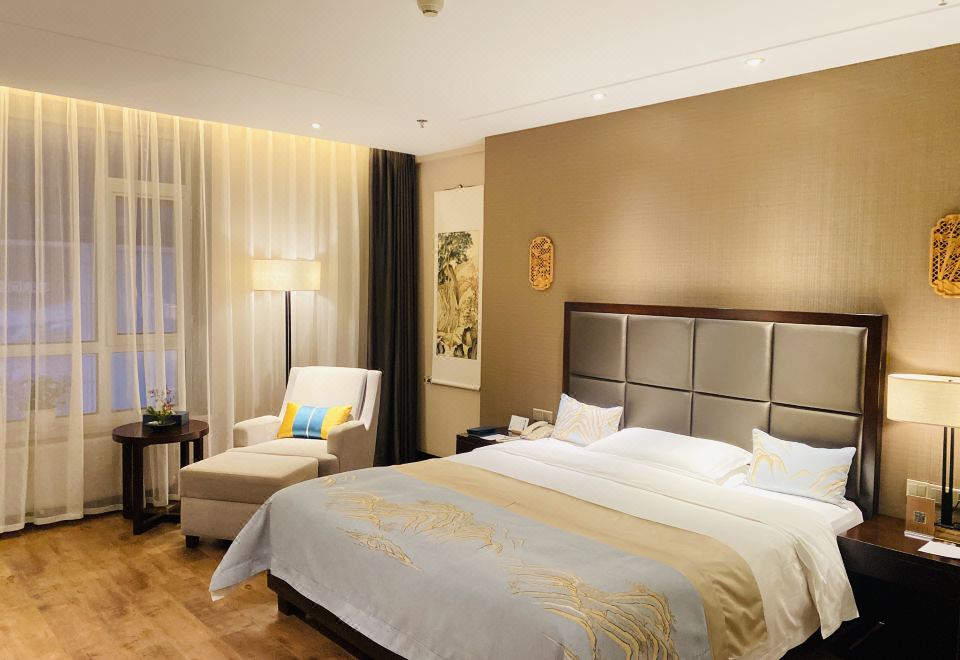 花園行政大床房（冰箱+詩意空間+多款枕頭）