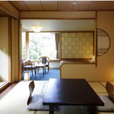 別館 和洋室 和室8畳+洋間（ツインベッド) 禁煙室 箱根湯本温泉　ホテル南風荘 クーポン