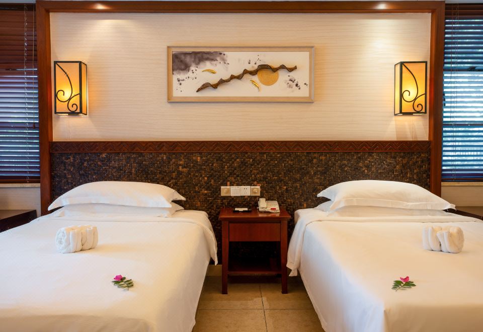 云臺別墅雙床房（溫泉入戶+露臺庭院）