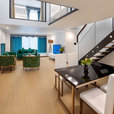 錦綉中華 | LOFT全景大床房（全景飄窗+烘乾機+冰箱） 享萊行政公寓（深圳北站店）優惠