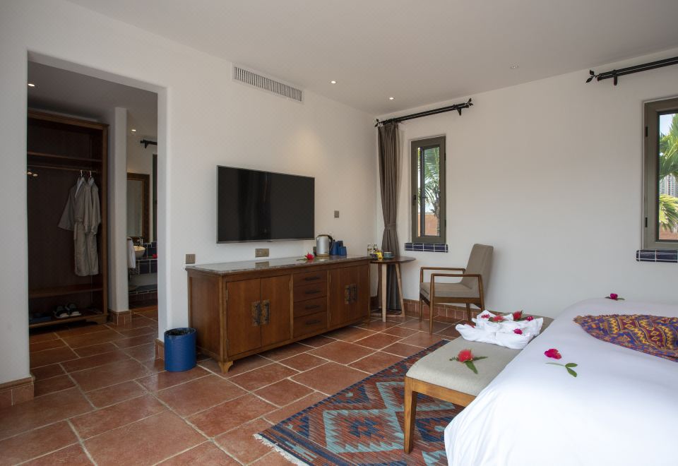 摩洛哥紅房別墅大床房