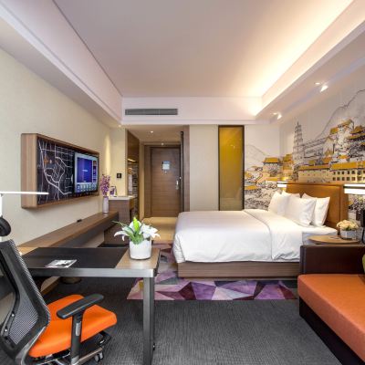 優選大床房 西安大雁塔希爾頓歡朋飯店優惠