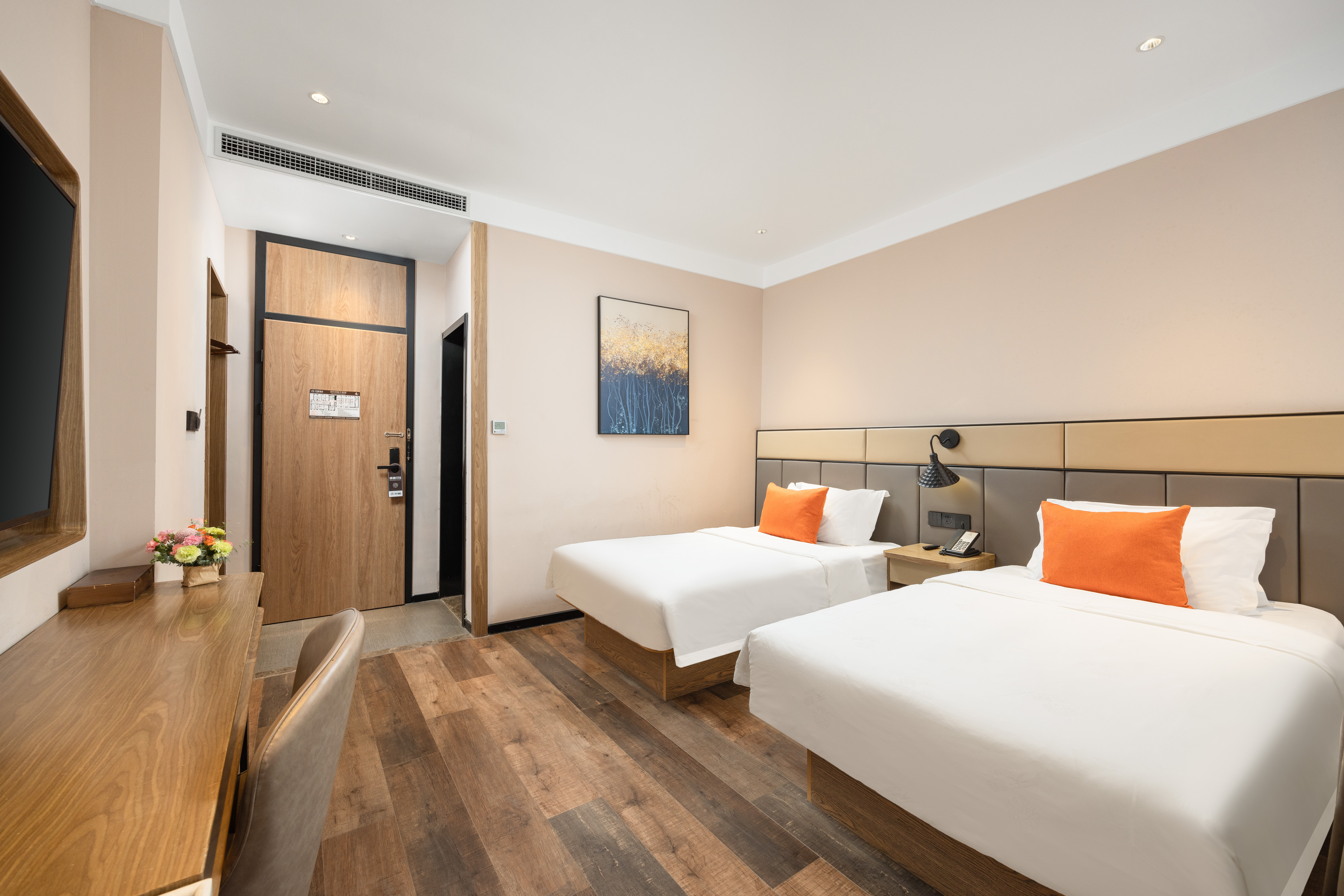 禧雅·漫享高级双床房【乾湿分离+1080P智能投屏】